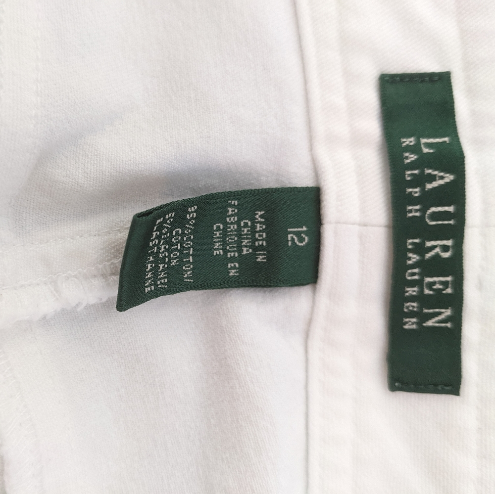 Ralph Lauren white jeans - size 12